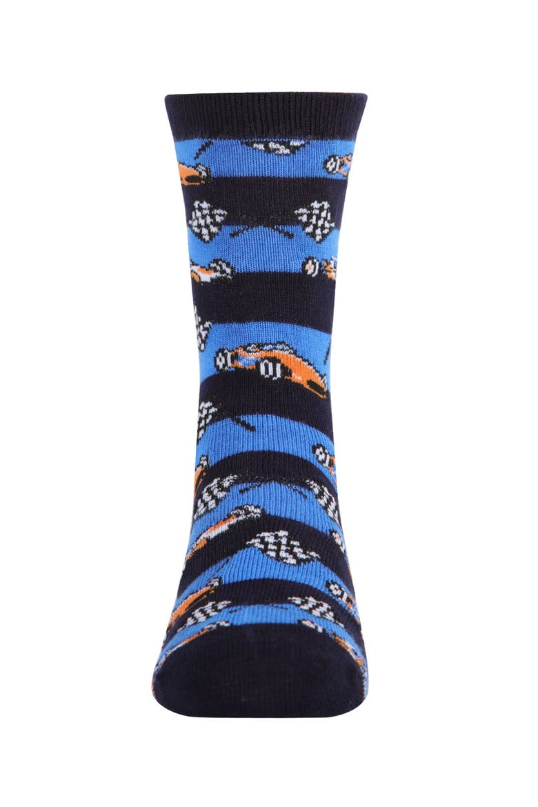 Race Car Crew Socks, Alternate, color, Navy