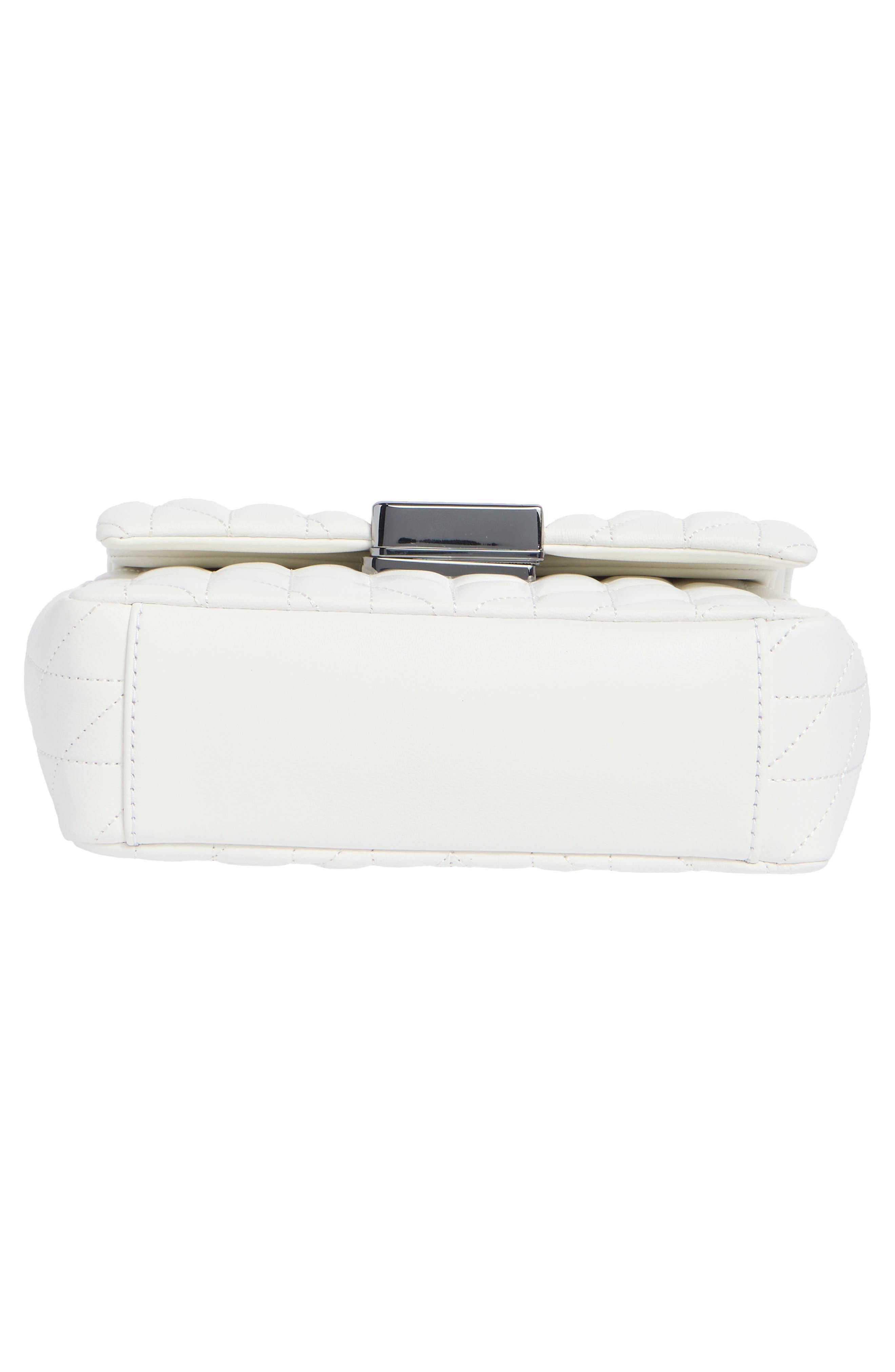 Lafayette Quilted Leather Crossbody Bag, Alternate, color, WINTER WHITE