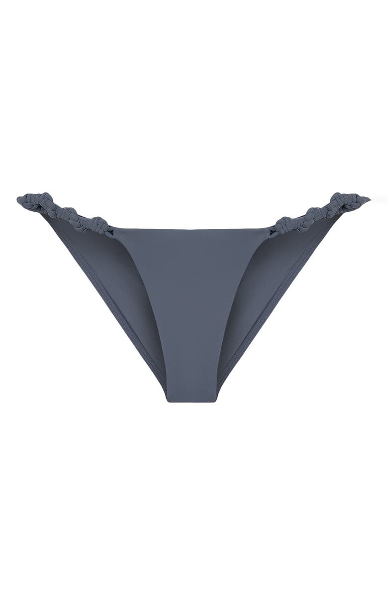 ViX Paula Hermanny Solid Holly Bikini Bottoms, Alternate, color, Blue