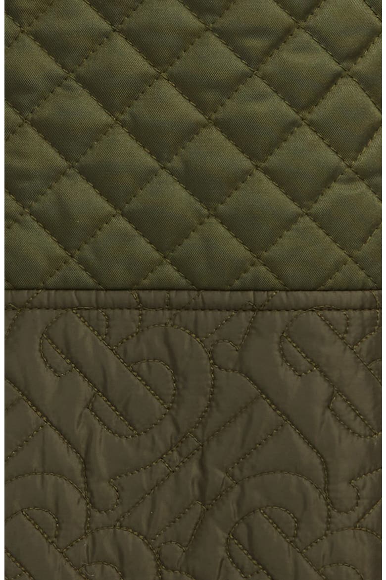 Kids' Timothie Monogram Quilted Joggers, Alternate, color, MOSS GREEN