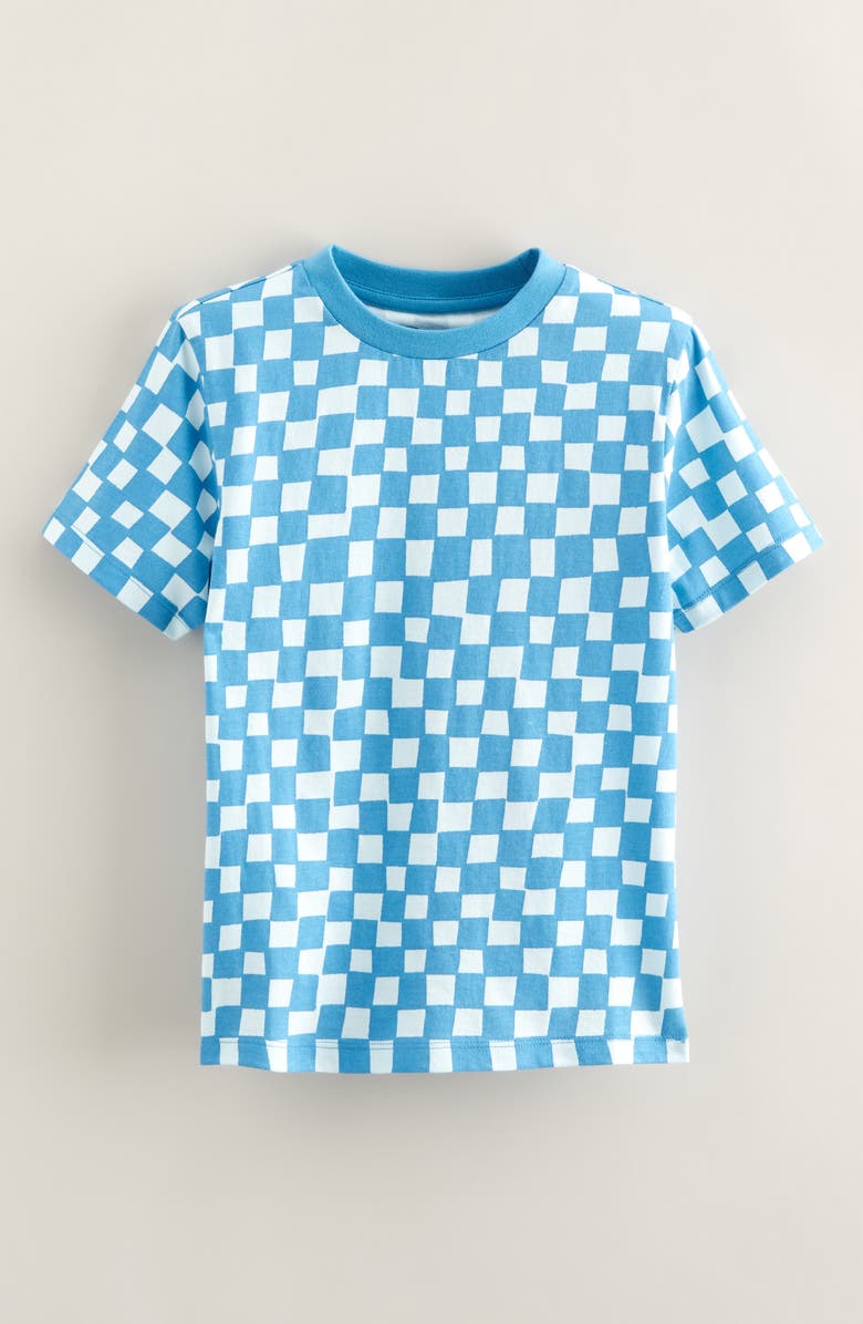 Tucker + Tate Kids' Graphic T-Shirt, Main, color, Blue Heritage Arcade Check