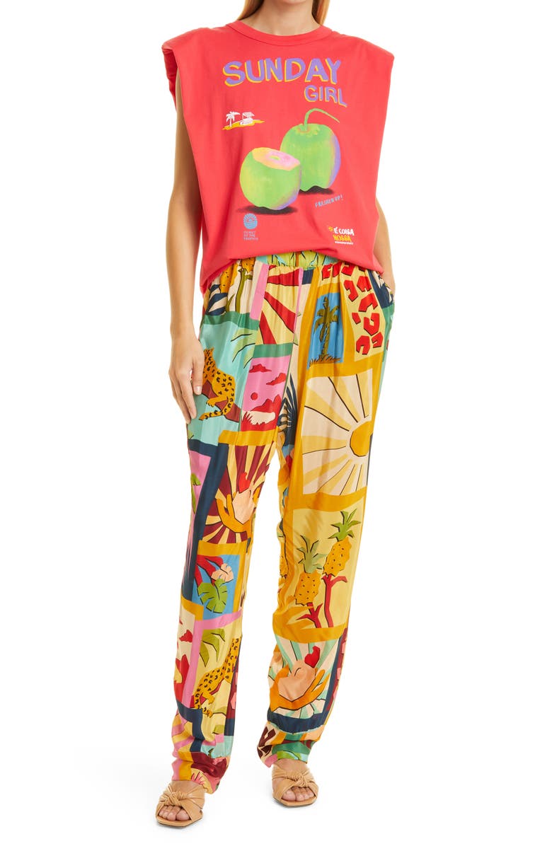 FARM Rio Sunday Girl Graphic Tee, Alternate, color,