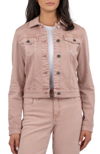 Shop Kut From The Kloth Julia Crop Denim Trucker Jacket