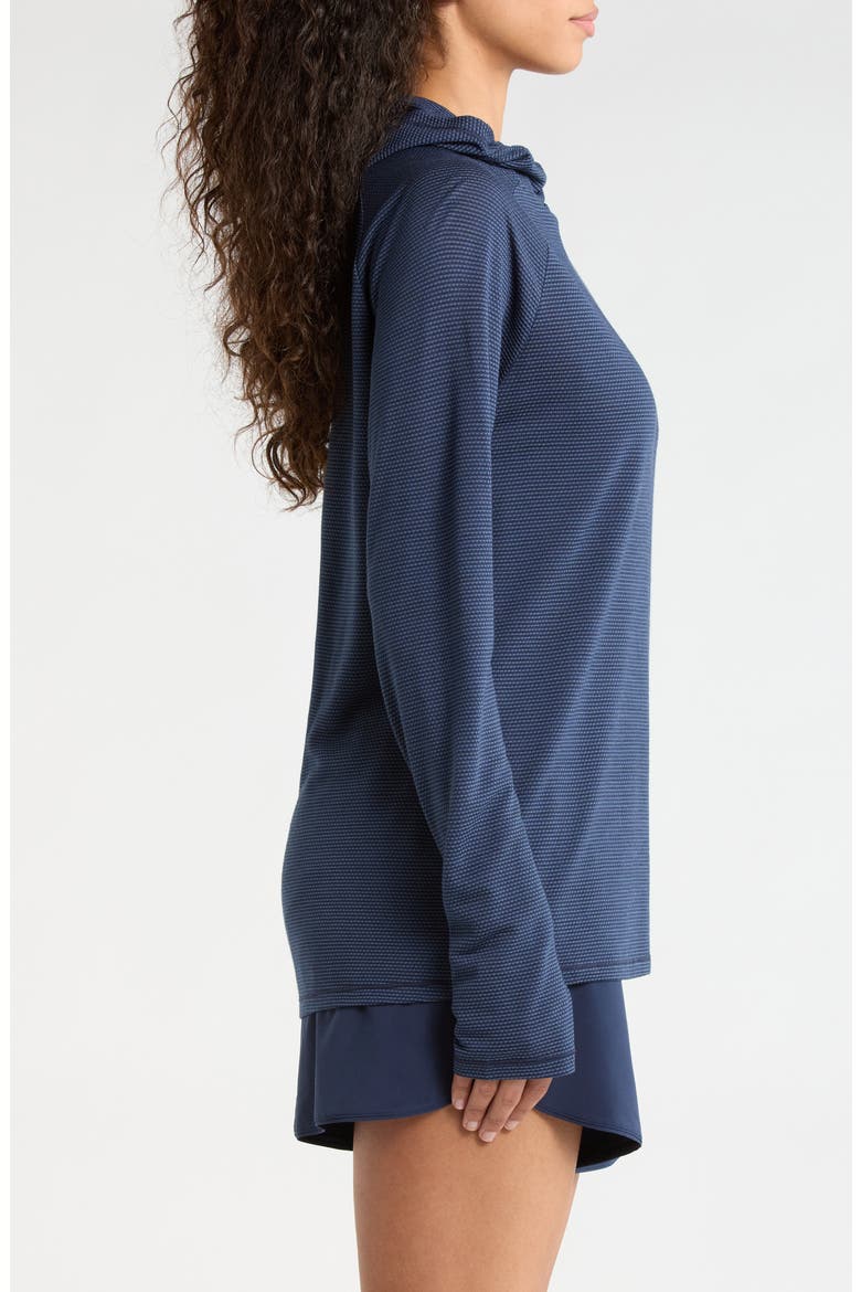Active Mesh Hoodie, Alternate, color, NIGHTFALL DEEP NAVY