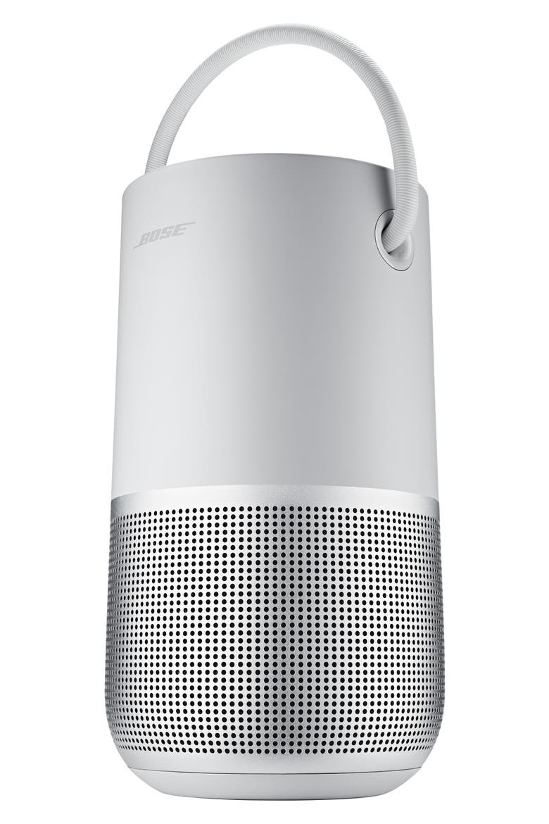 Portable Home Bluetooth® Speaker, Alternate, color, LUXE SILVER