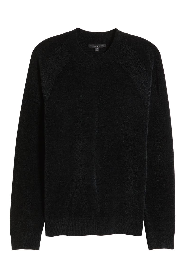 Salvor Chenille Sweater, Alternate, color, BLACK