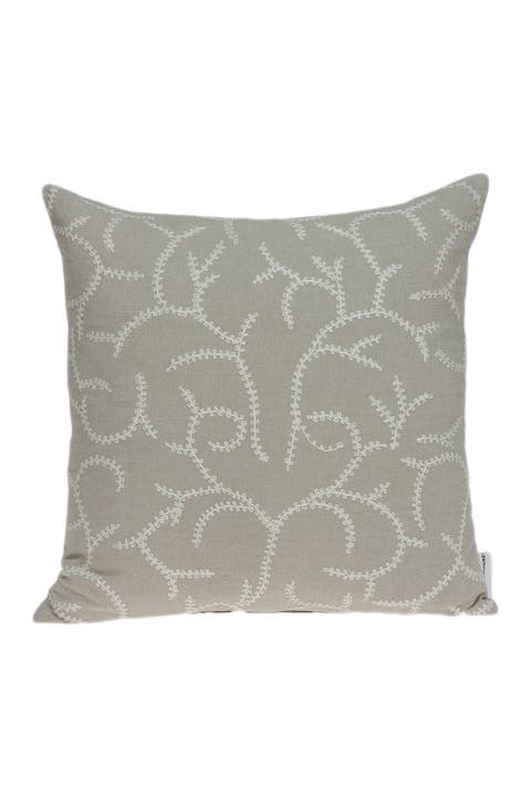 Nabia Transitional Pillow - 20" x 20" - Beige