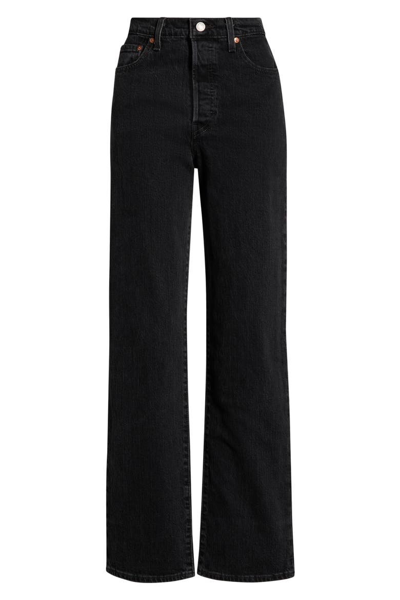 Ribcage High Waist Straight Leg Jeans, Alternate, color, MEMORIES OF YOU