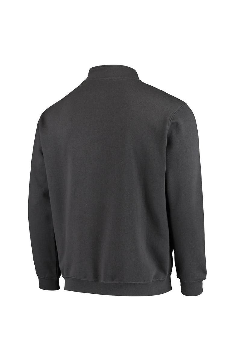 COLOSSEUM Men's Colosseum Charcoal Arkansas Razorbacks Tortugas Logo Quarter-Zip Jacket, Alternate, color, Charcoal