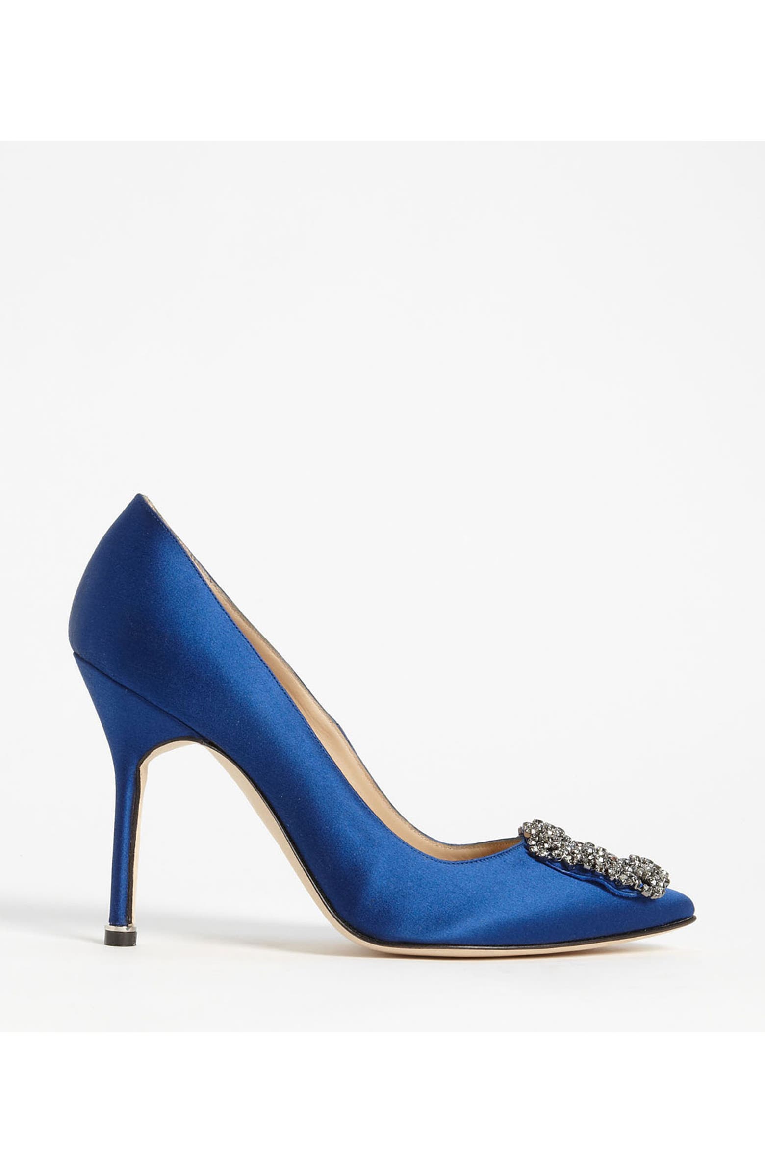 Manolo Blahnik Hangisi Pointed Toe Pump (Women) | Nordstrom