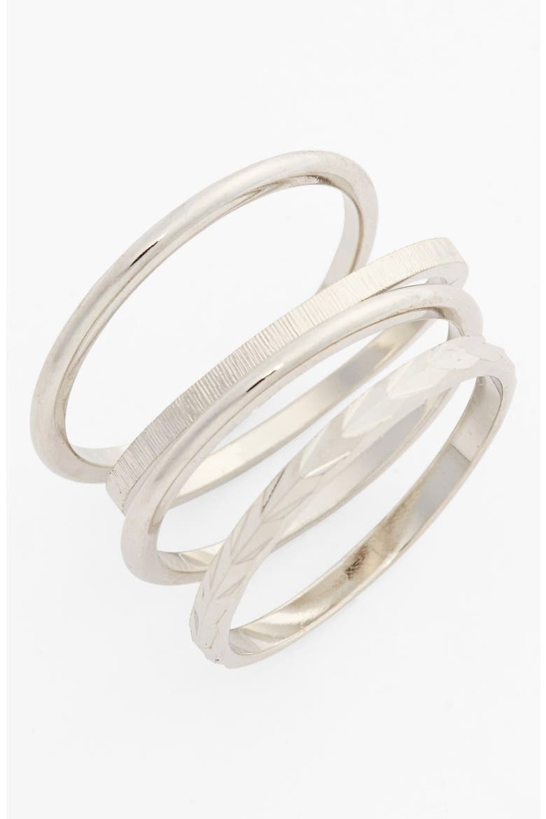 Midi Rings, Main, color, SILVER