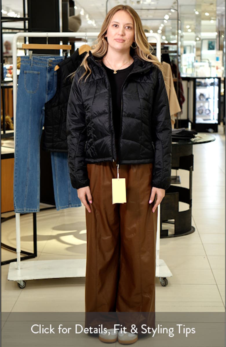 Claude Water Repellent Quilted Puffer Jacket, sales video thumbnail