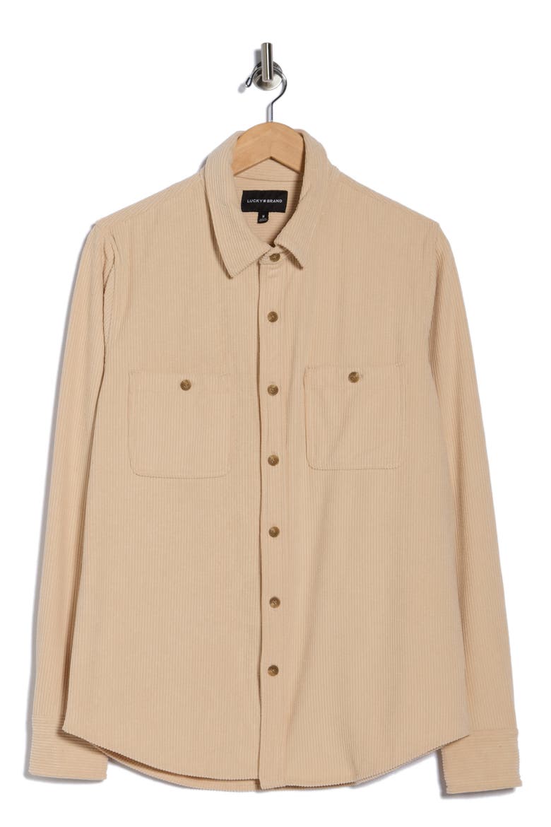 Mason Corduroy Twill Button-Up Shirt, Alternate, color, GINGER ROOT
