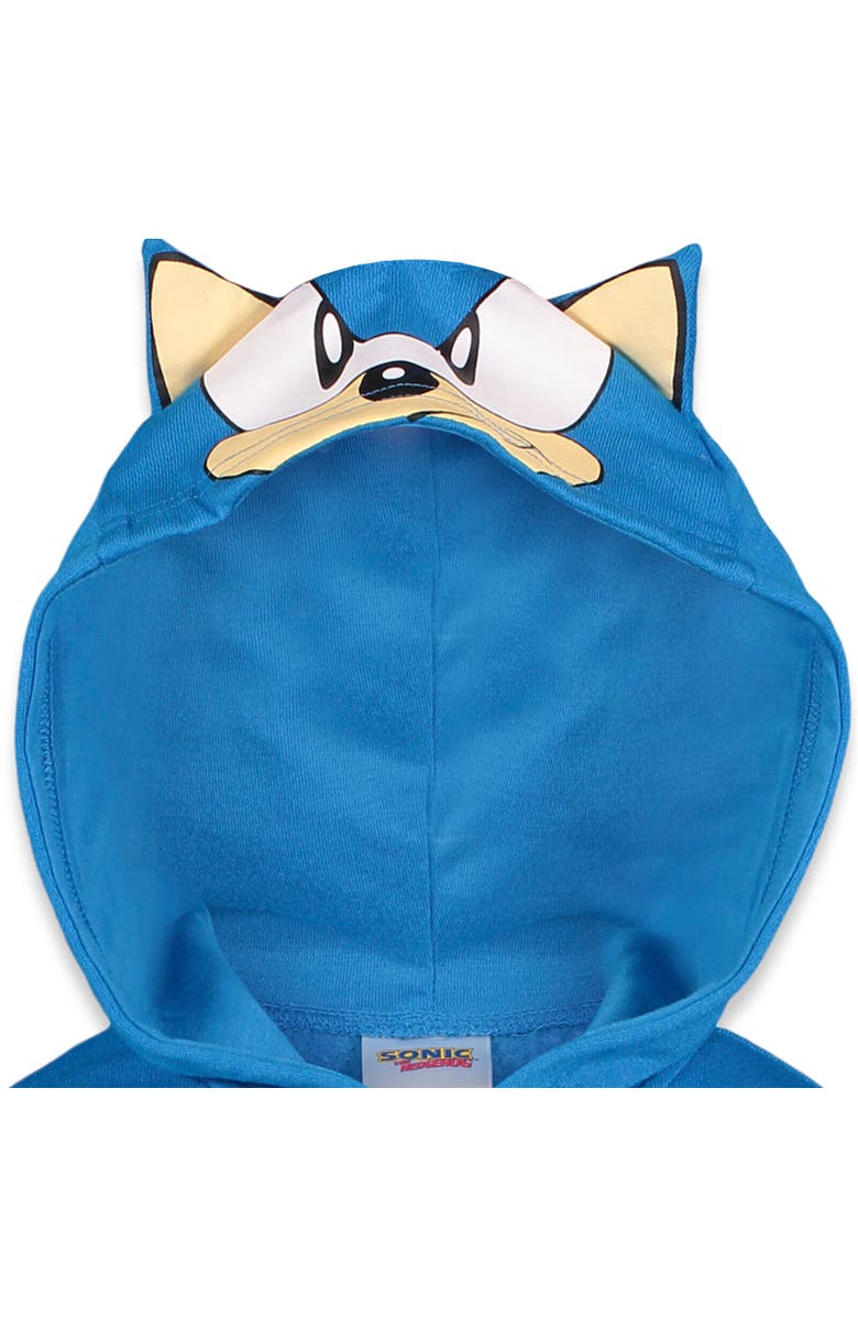 SEGA Sonic the Hedgehog Cosplay Zip-Up Hoodie, Alternate, color, Sonic The Hedgehog Blue
