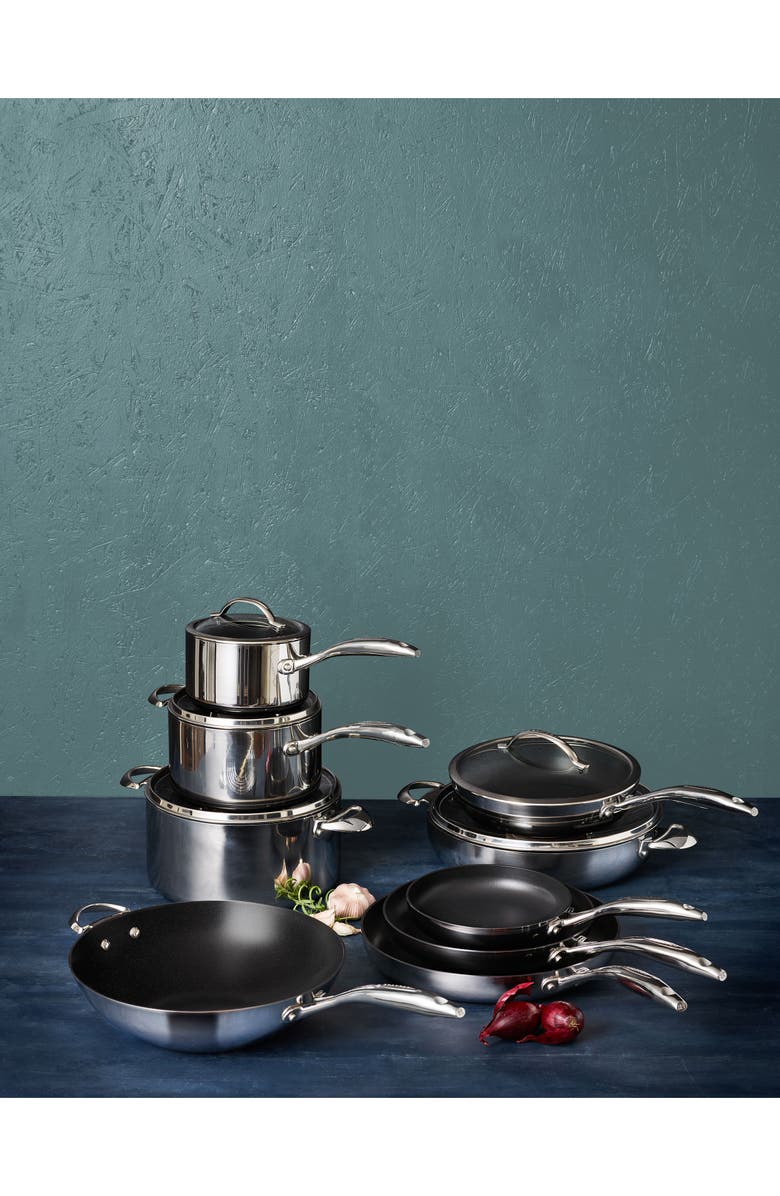 Scanpan HaptIQ 4-Quart Stainless Steel Sauce Pan, Alternate, color, Silver