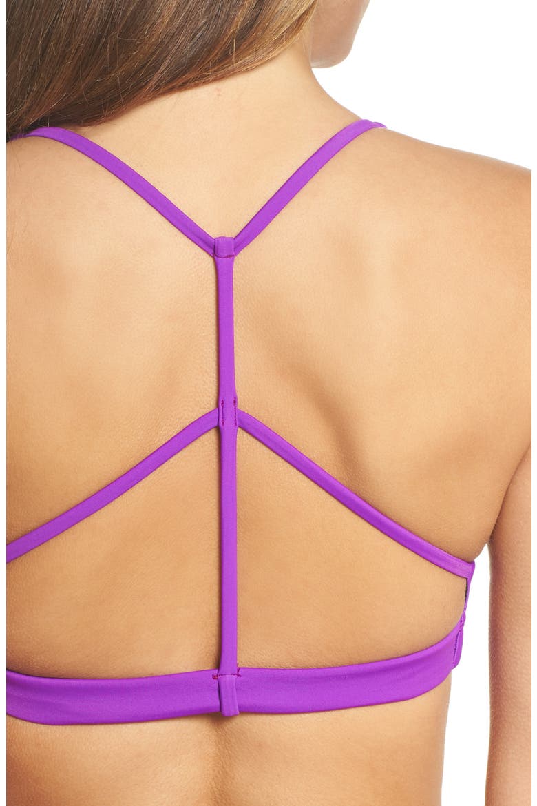 Pyramid Sports Bra, Alternate, color, ELECTRIC PURPLE
