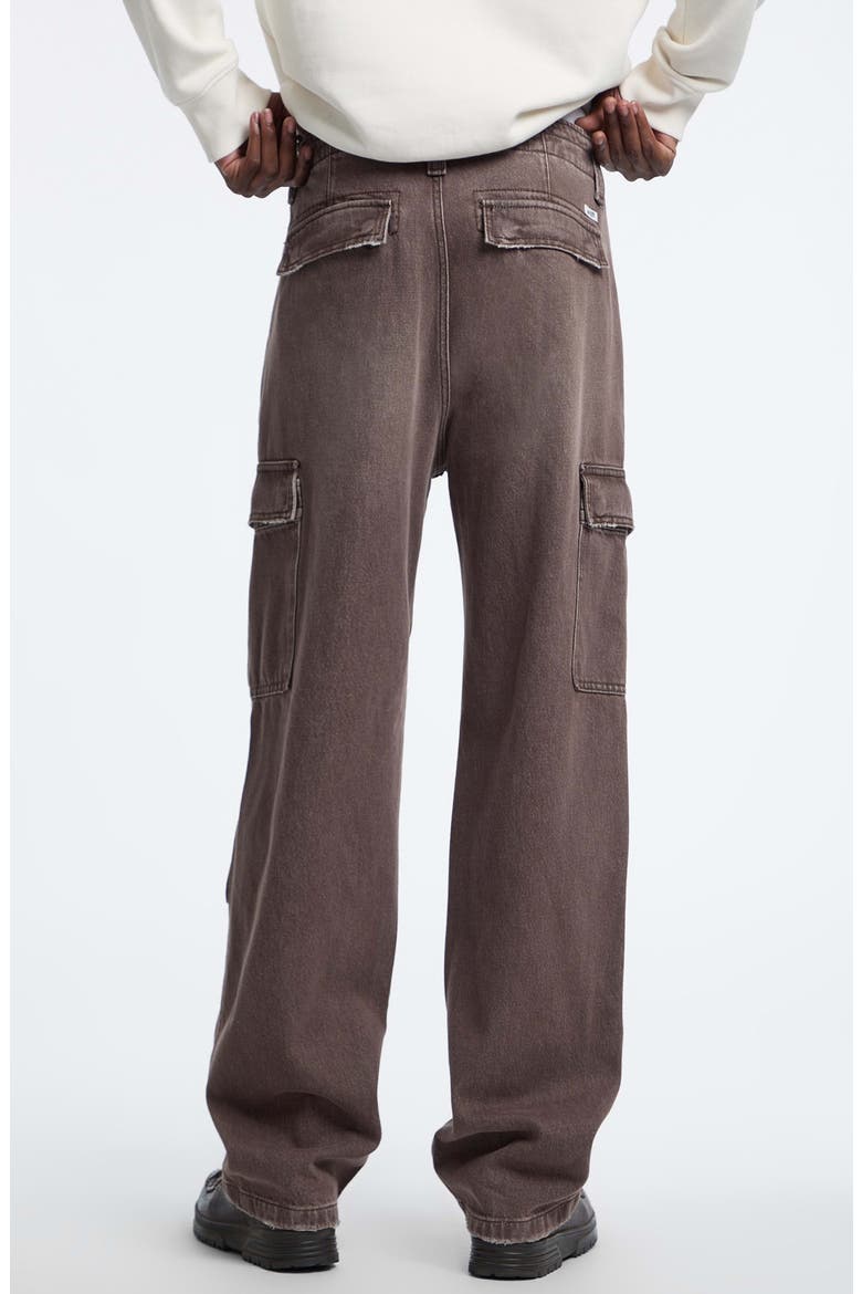 Go Straight Leg Cargo Jeans, Alternate, color, GOWN-DARK