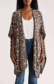 Vince Camuto Brushstroke Leopard Topper