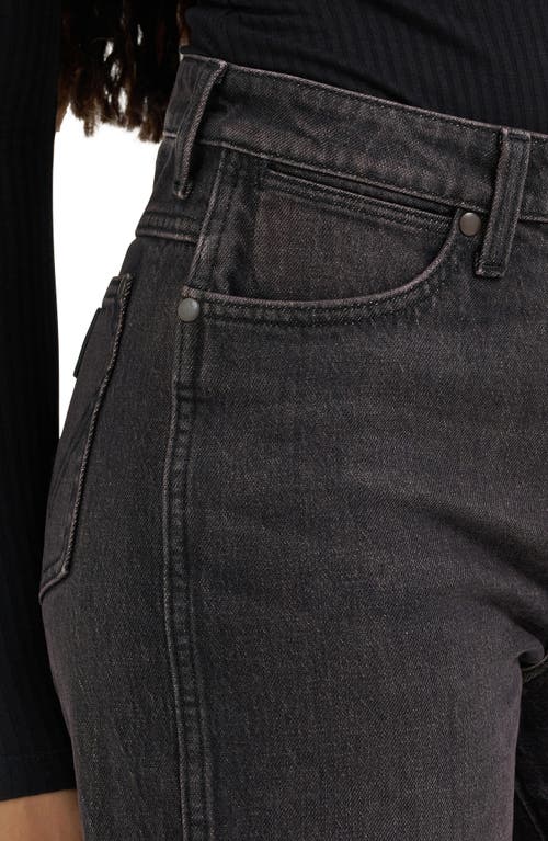 Wrangler High Waist Loose Straight Leg Jeans In Black