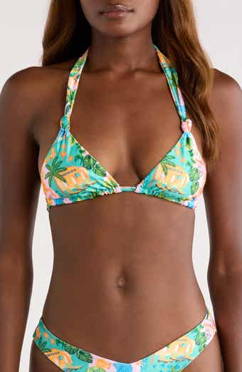 Soft Knot Halter Bikini Top