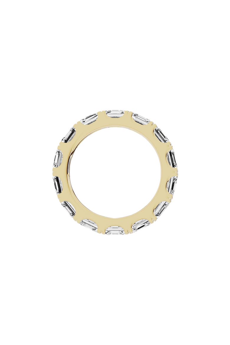 18K Gold Asscher Cut Lab Created Diamond Eternity Ring - 10.06 ctw (Nordstrom Exclusive), Alternate, color, 18K YELLOW GOLD