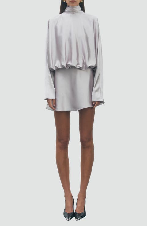 Bellucci Mock Neck Minidress