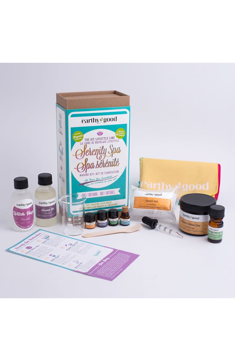 Earthy Good Kiss Naturals, DIY Serenity Spa Making Kit, Alternate, color,