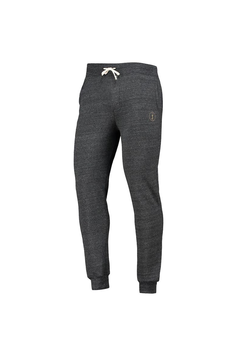 Men's Alternative Apparel Heathered Black THE PLAYERS Eco-Fleece Tri-Blend Dodgeball Pants, Alternate, color, Heather Black