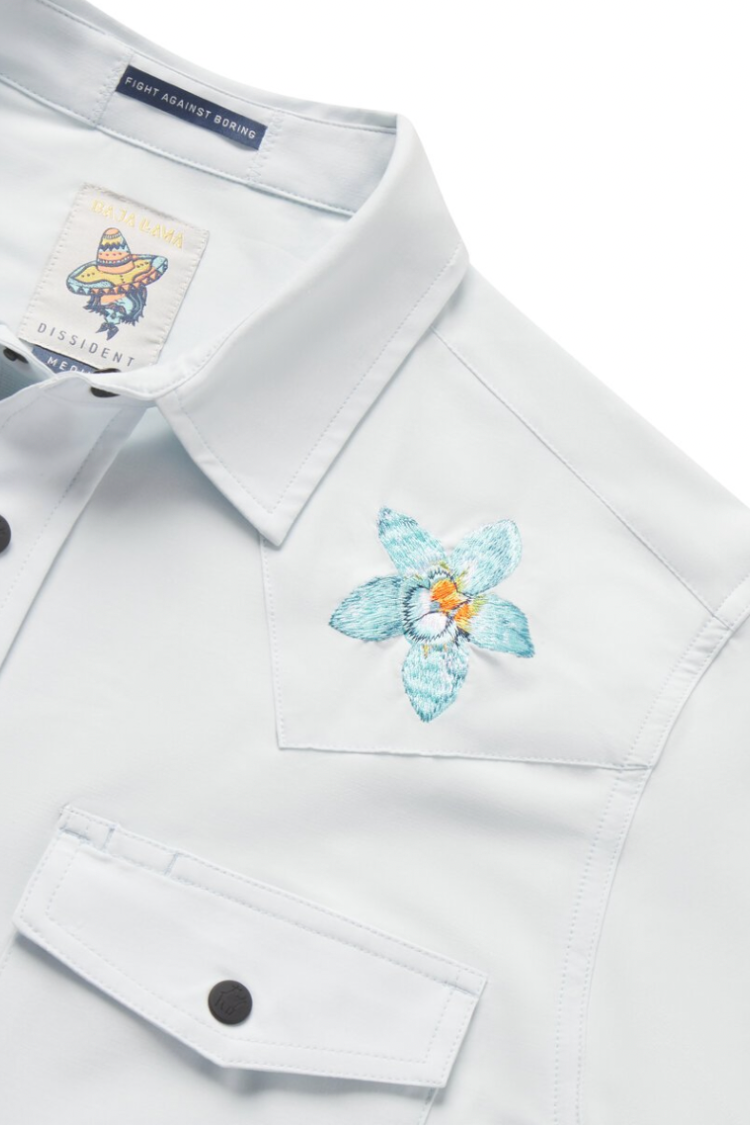 Floral Project - Dissident Western Front Snap Button Up - image 2