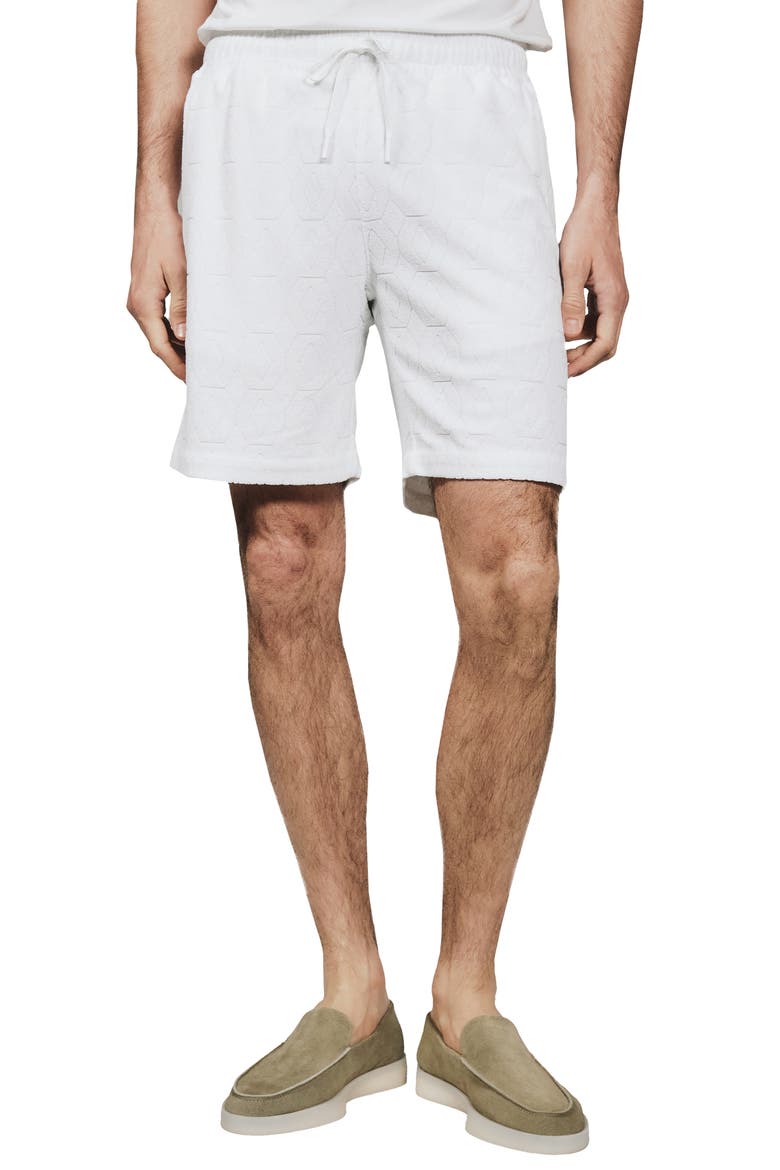 Ponce Terry Cloth Drawstring Shorts, Main, color, NATURAL