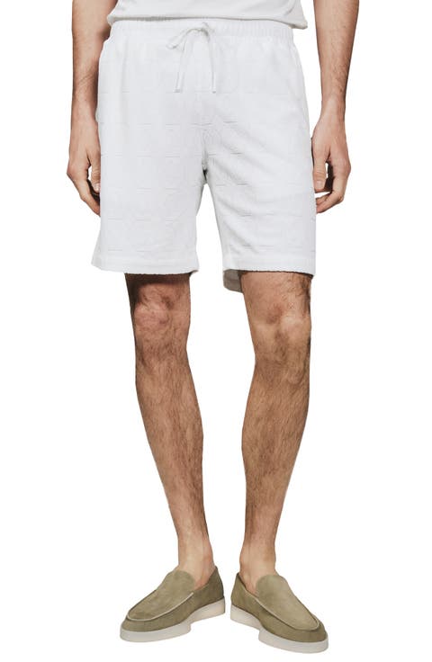Ponce Terry Cloth Drawstring Shorts