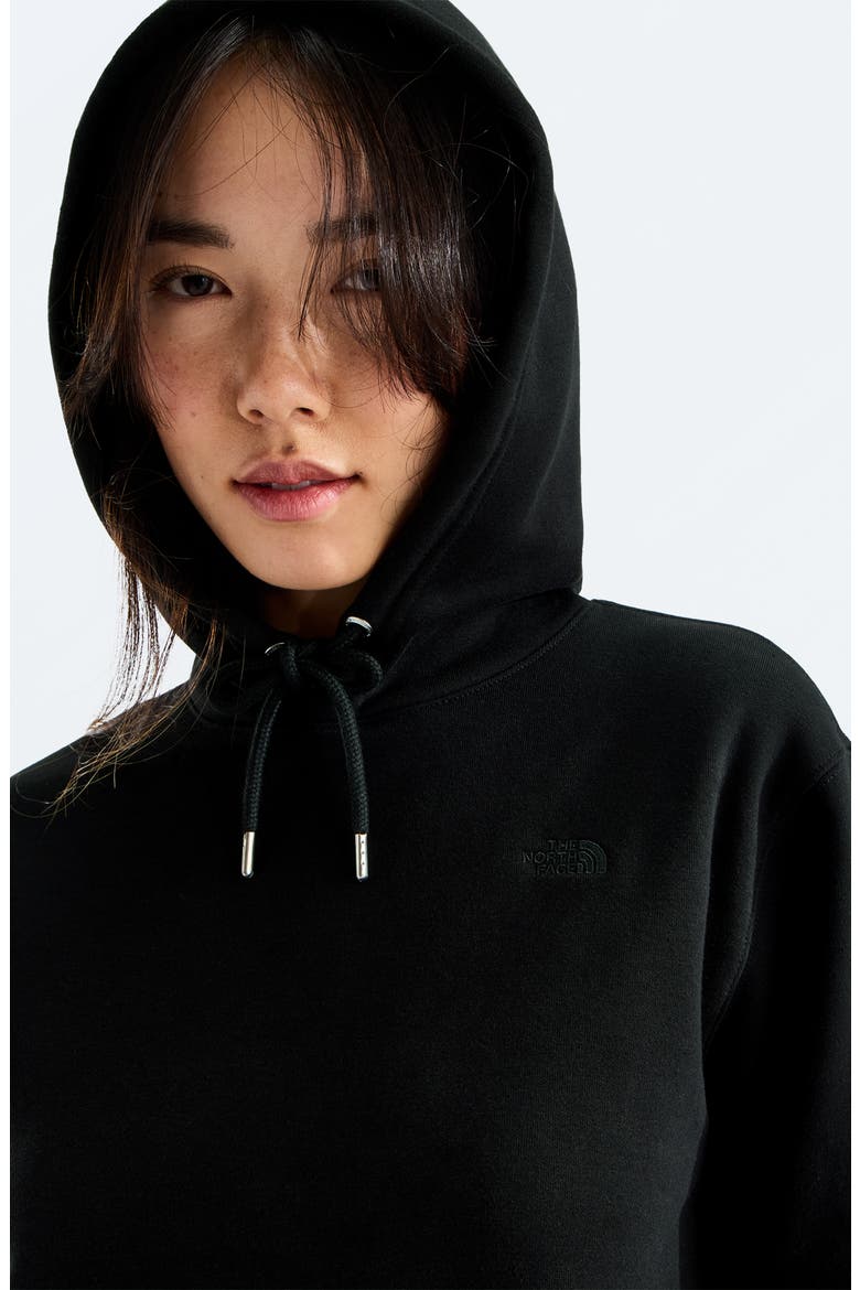 Evolution Simple Dome Fleece Hoodie, Alternate, color, TNF BLACK/ TNF BLACK