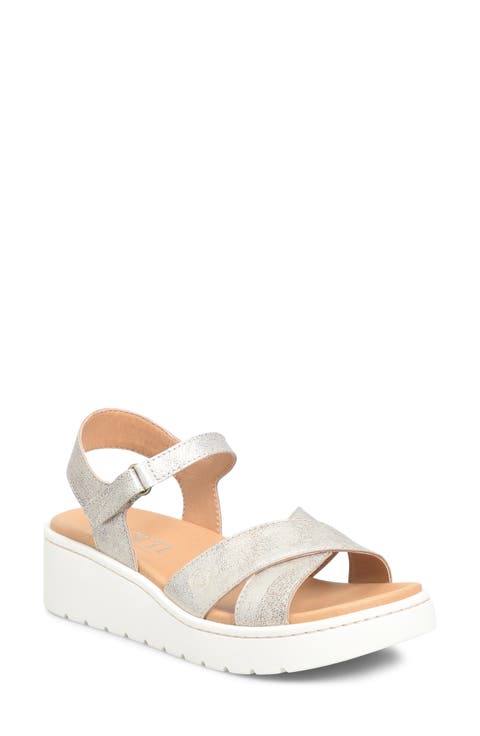 Katrina Ankle Strap Platform Wedge Sandal (Women)