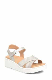 Katrina Ankle Strap Platform Wedge Sandal