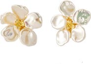Untamed Petals Elodie Baroque Stud Earrings