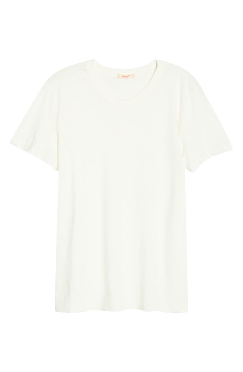 Marine Layer Tried & True Hemp & Cotton Crewneck T-Shirt, Main, color, Antique White