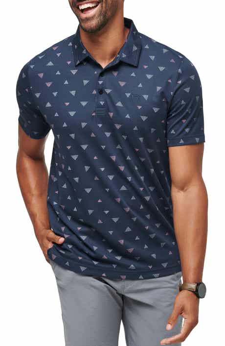 TravisMathew Home Break Geo Print Piqué Polo