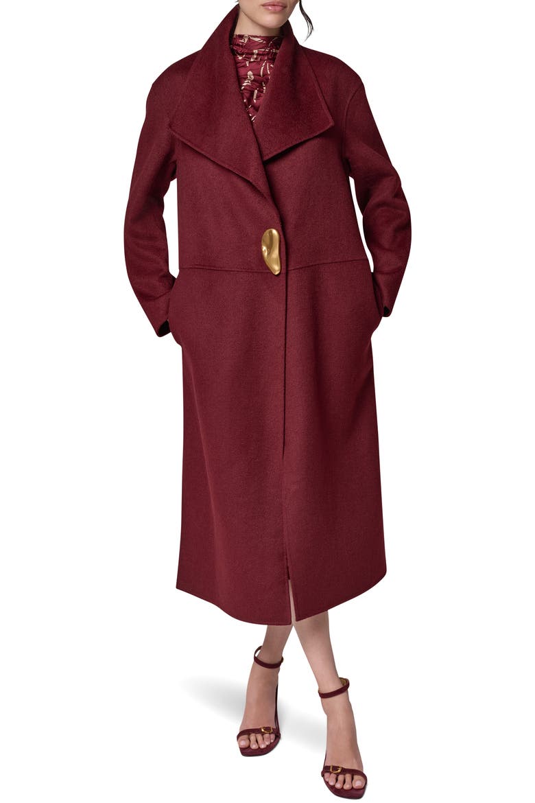 Longline Coat, Main, color, BLK CHERRY