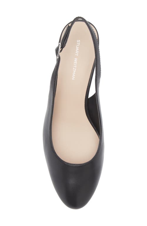 Stuart Weitzman Bridget Slingback Pump In Black