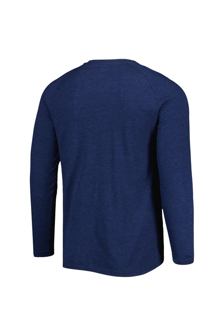 Men's Concepts Sport Navy New York Yankees Inertia Raglan Long Sleeve Henley T-Shirt, Alternate, color, Navy