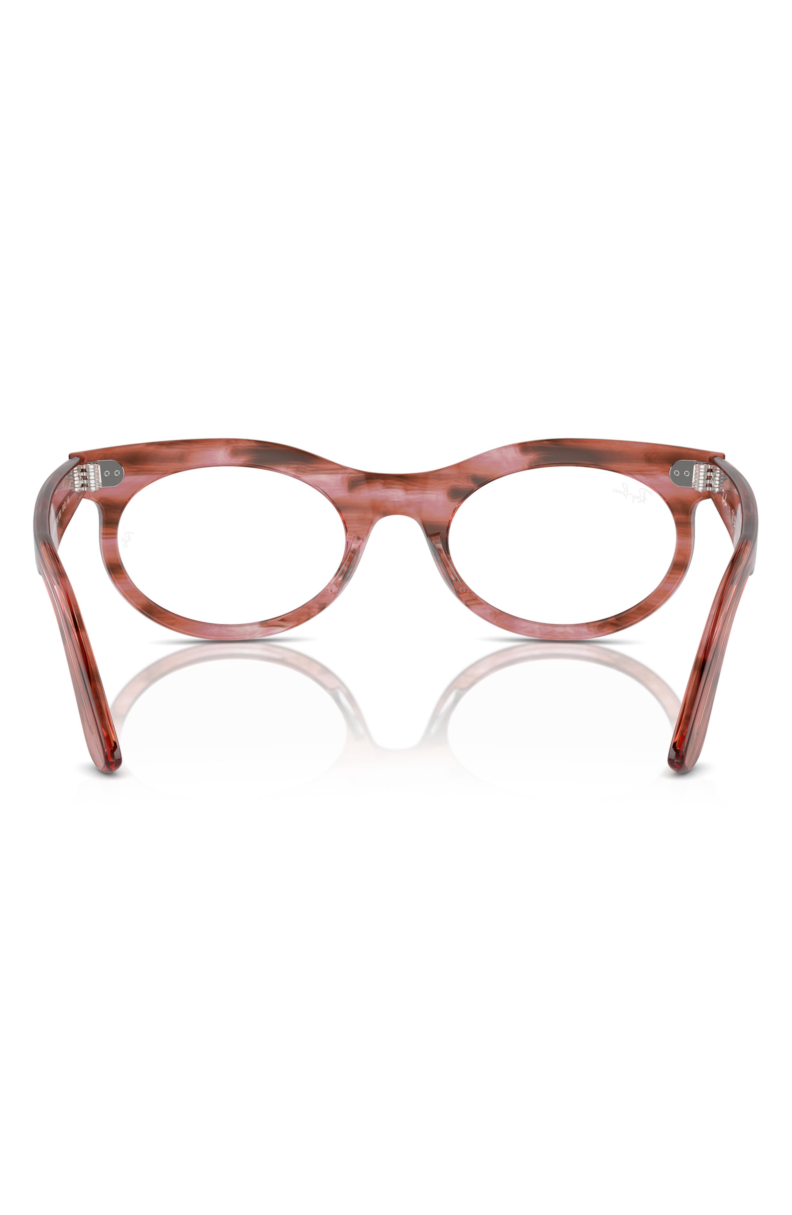Ray-Ban 50mm Oval Optical Glasses (Men) | Nordstromrack