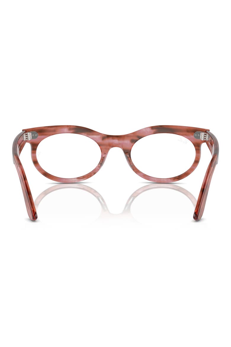 50mm Oval Optical Glasses, Alternate, color, PINK