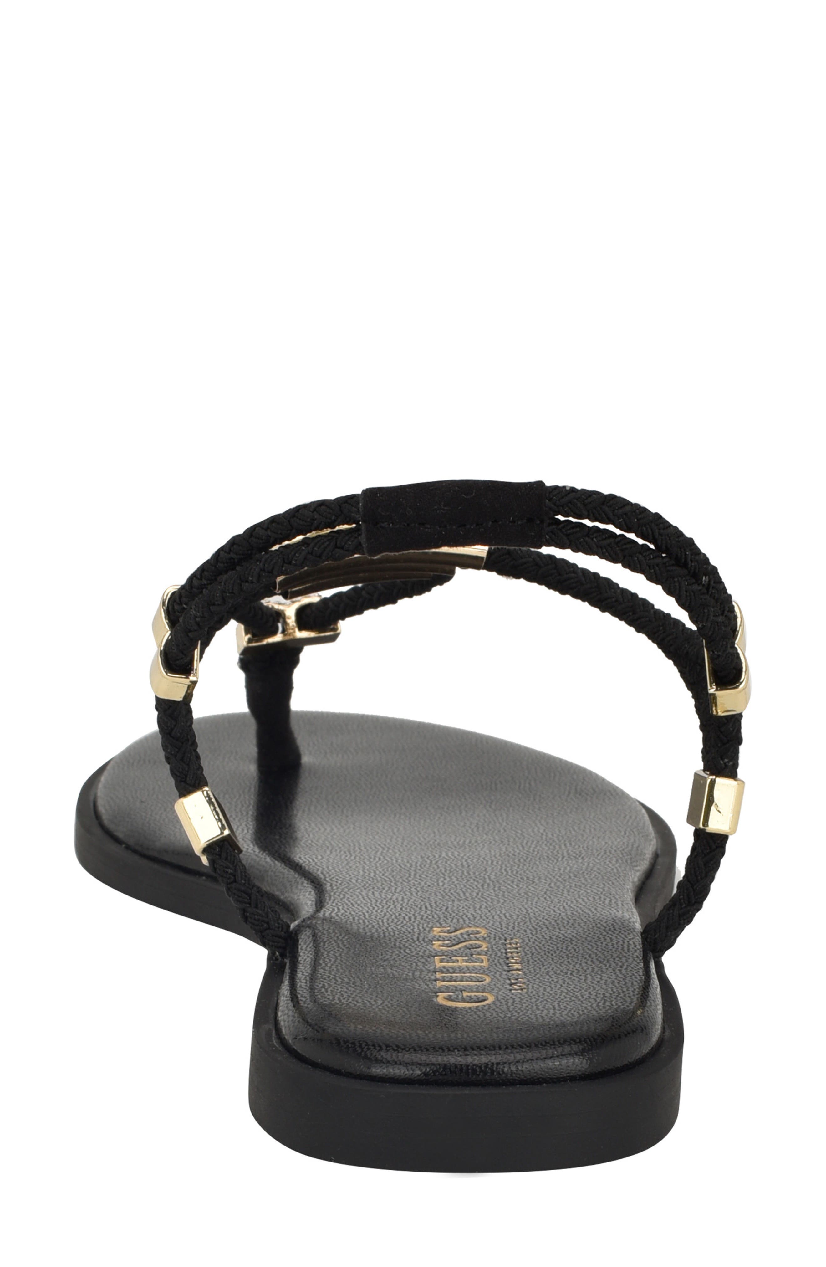 Casens Flip Flop Sandal, Alternate, color, BLACK