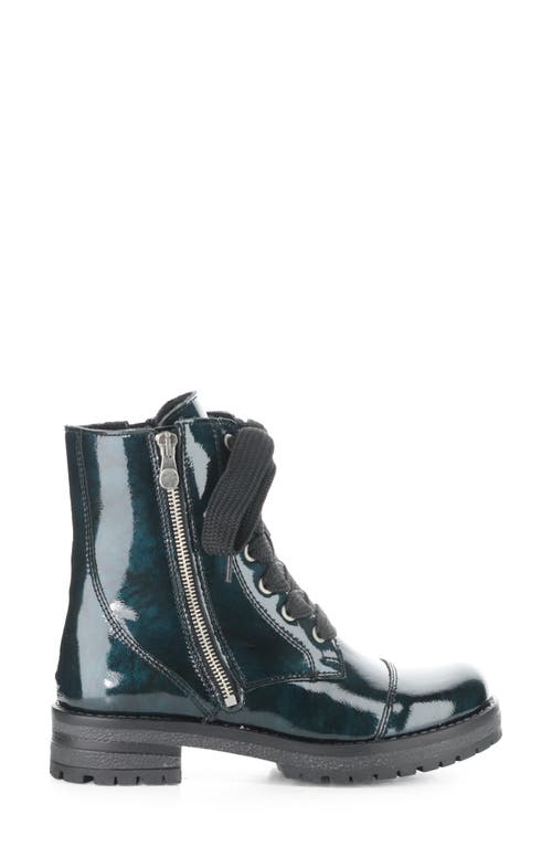 Bos. & Co. Paulie Waterproof Lace-up Bootie In Green