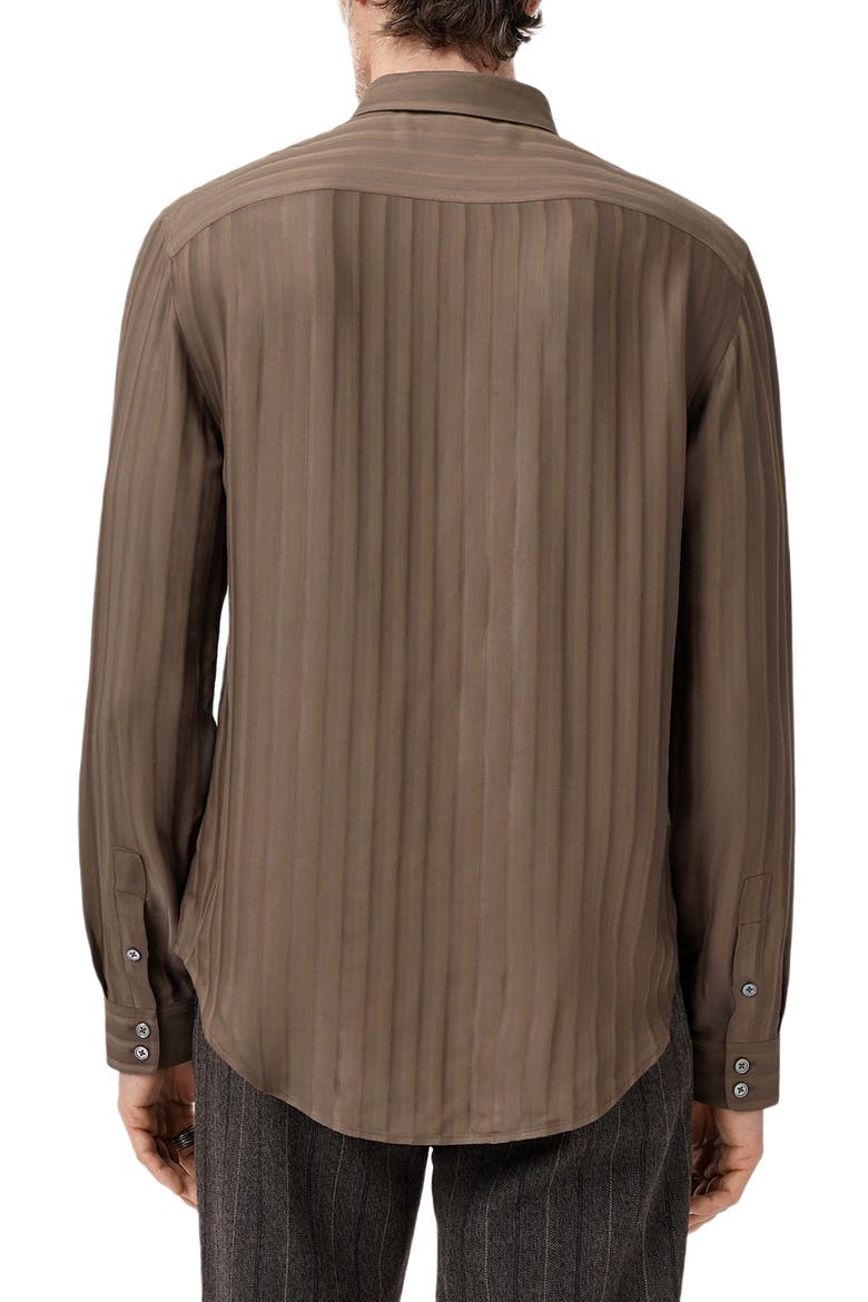 Bucks Button-Up Shirt, Alternate, color, DARK BROWN