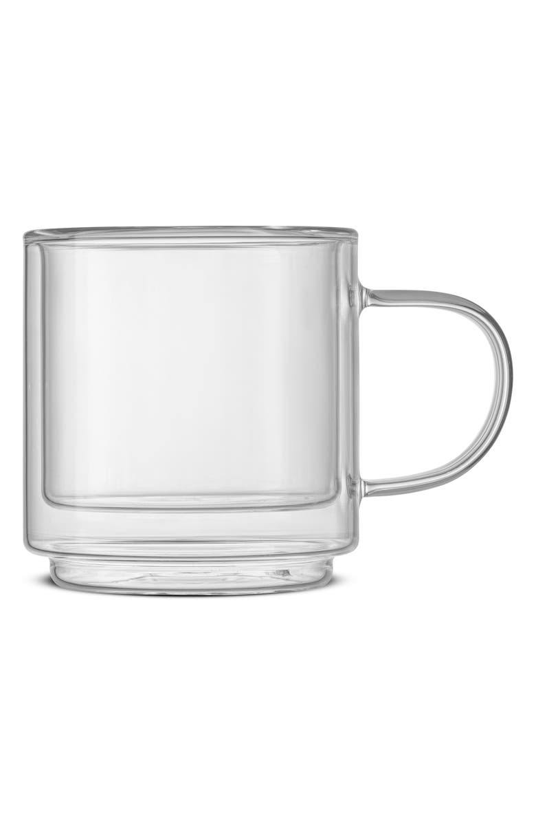 JoyJolt Set of 2 Double Walled Mugs, Alternate, color,