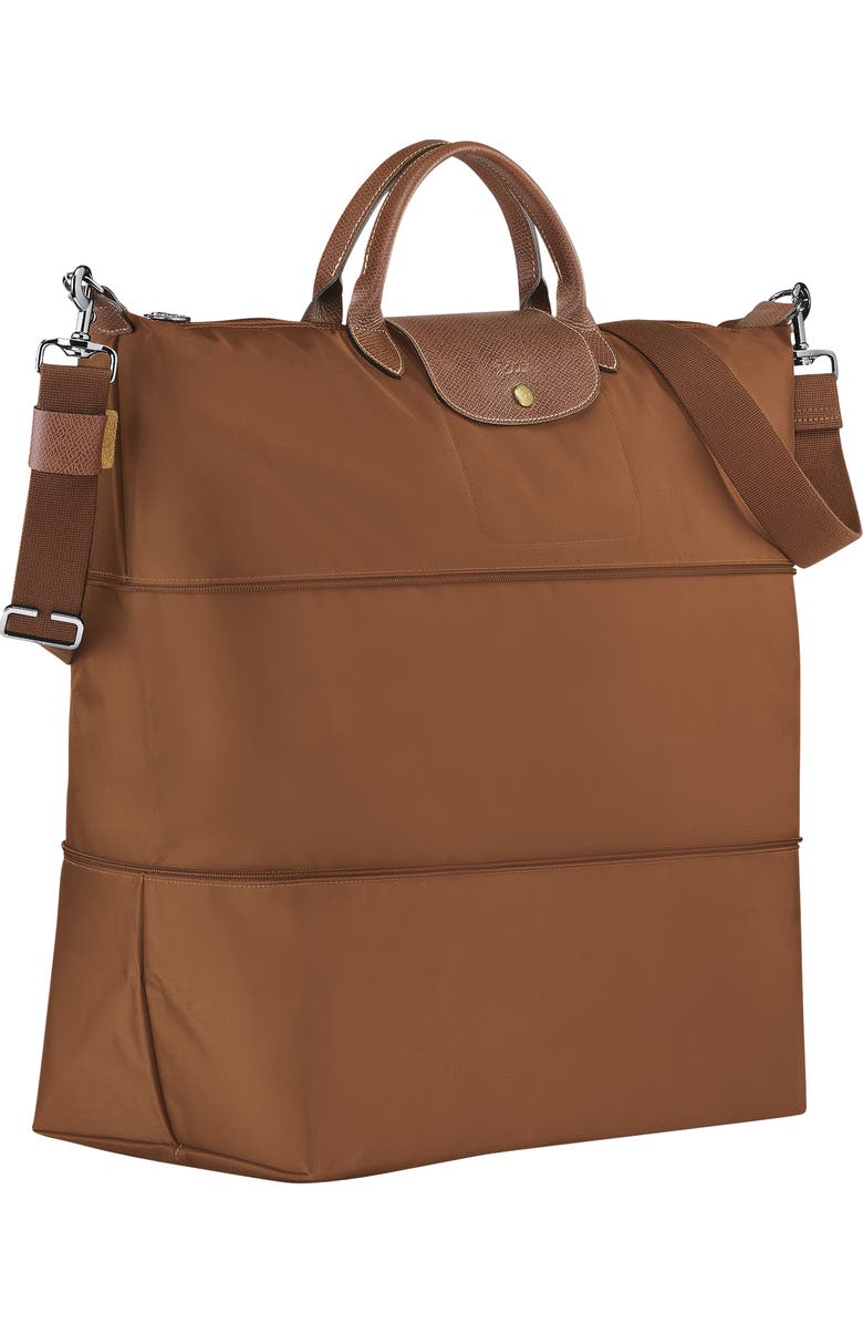 Longchamp 21-Inch Expandable Travel Bag, Alternate, color, Cognac