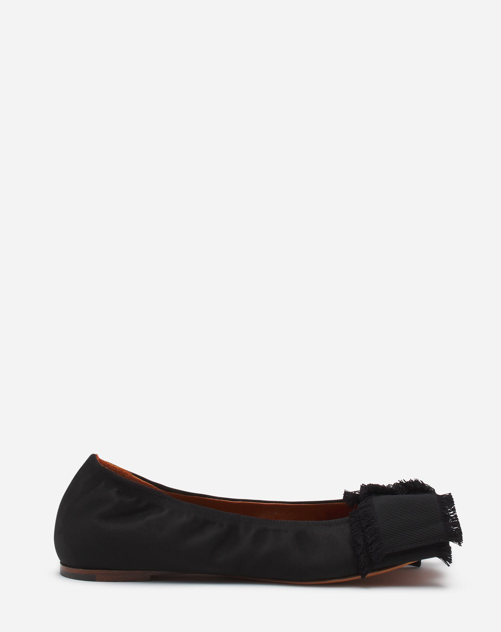 Lanvin BALLERINA FLAT WITH A SATIN BOW, Main, color, 