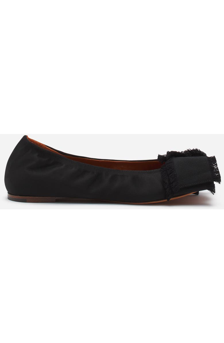 Lanvin BALLERINA FLAT WITH A SATIN BOW, Main, color,