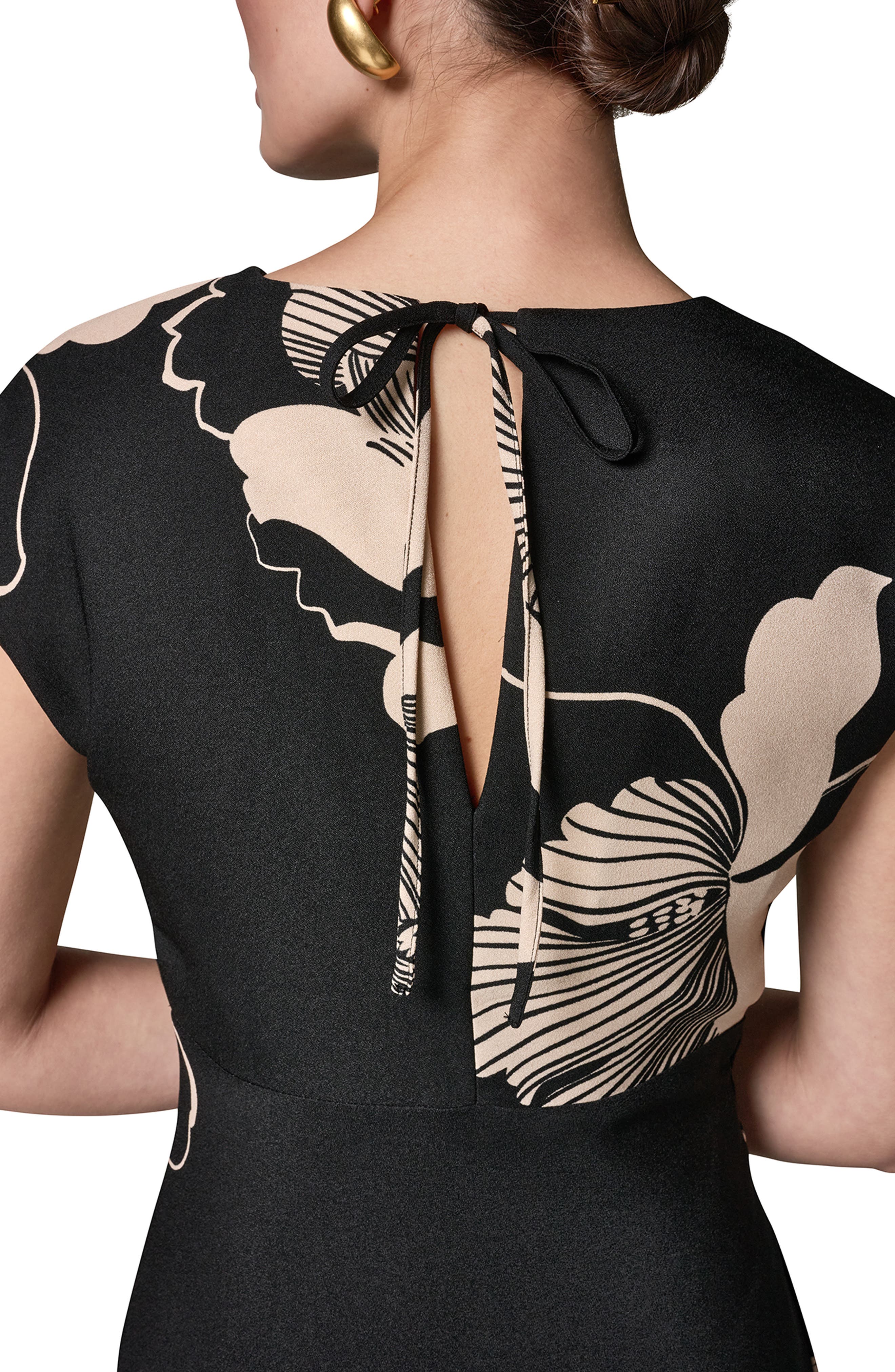 Женские платья Donna Karan New York Floral Print Midi Dress — фото 5